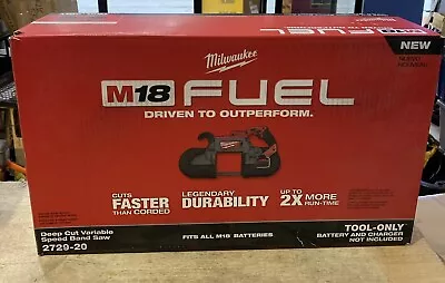 Milwaukee M18 FUEL 18V Brushless Cordless Deep Cut Band Saw 2729-20 Sealed *NEW* • $269