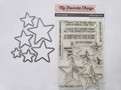 My Favorite Things LJD 63 Stars Above Stamp Set And Dies Friendship Bright Sky • $15