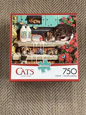 CATS Doorstep Raiders Steve Read 750 Piece Puzzle Challenge Yourself Family Fun • $7.99