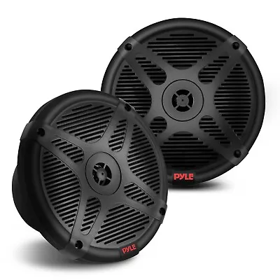 Pyle 6.5-Inch Waterproof-Rated Full Range 600W 2-Way Dual Marine Boat Speakers • $45.99