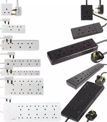 £8.99 • Buy Extension Lead Cable Electric Mains Power 1 2 3 4 6 8 10 Gang Way UK Plug Socket