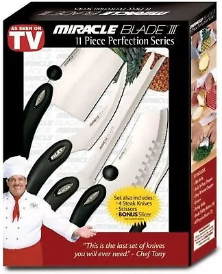 Miracle Blade III Perfection Series 11-Piece Knife Set (Retail Box) • $69.99