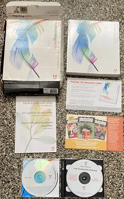$89.99 • Buy Adobe PhotoShop CS2 EDUCATION Windows XP 2 CD Set 2005 Training Video & Book CIB
