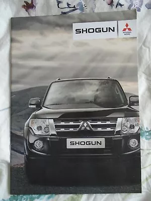 Mitsubishi Shogun Range Brochure Dec 2012 UK Market • $6.85