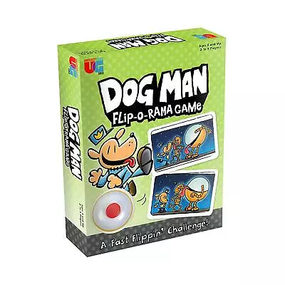 Dog Man Flip-o-Rama Card Matching Game | 2-4 Players • $15.98