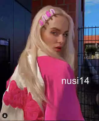 $133.99 • Buy Zara New Woman Barbie Movie Warner Bros. Reversible Satin Bomber Jacket 0085/800