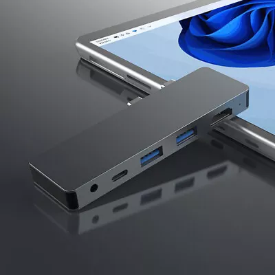 $42.56 • Buy USB3.0 Dock Station Hub Type-C Small Docking Station Hub For Surface Pro X/9/8