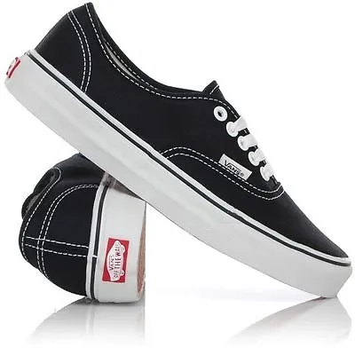 $85.95 • Buy Vans Shoes Authentic Black White USA SIZE Classic Skateboard Sneakers