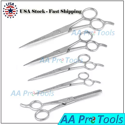 4.5  5.5  6.5  7.5  Sharp Barber Scissors Stainless Ice Tempered (Choose) • $6.65