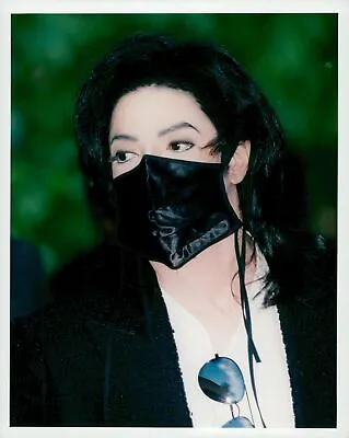 Michael Jackson With A Black Mask - Vintage Photograph 718667 • $13.90