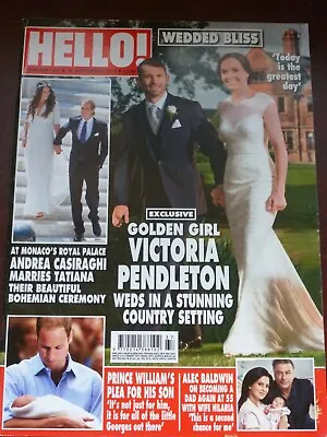 Hello! Magazine #1294 / 2013 Sept 16 / Golden Girl Victoria Pendleton Weds • $10.58