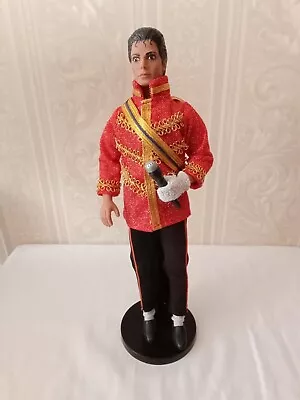 Vtg Michael Jackson 1984 12  Doll   Music Awards Outfit W/ Stand + Microphone • $35