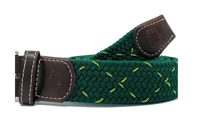 Roostas The Augusta Belt Two Toned Woven Elastic Stretch Belt Size Large • $34.99