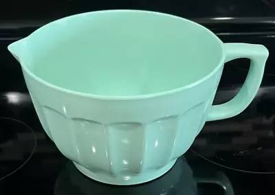 Cynthia Rowley 4QT Melamine Mixing Batter Bowl Mint Green Non-Slip W/Handle • $39.95