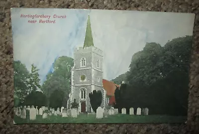 Church  Hertingfordbury Hertfordshire  C1910 Charles Martin • £2