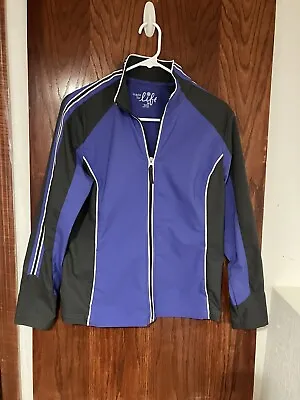 Made For Life Petite Medium Jacket Lightweight Purple Full Zip • $15.99