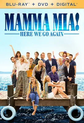 MAMMA MIA Here We Go Again - SING-ALONG EDITION SLIPCOVER + DVD + BLU-RAY • $5.88