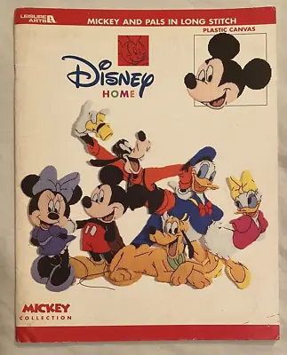 Vtg DISNEY HOME Mickey Mouse & Pals Long Stitch RARE Walt Cartoons ANIME SEWING • $15