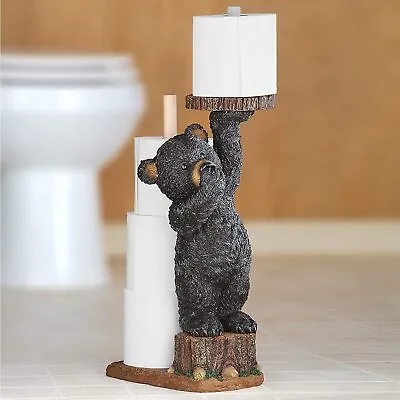 $52.99 • Buy Northwoods Bear Cub Toilet Paper Holder, 22  H