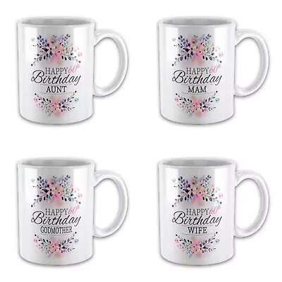 £7.99 • Buy Floral Happy 60th Birthday (Relative)  ..Novelty Gift Mug