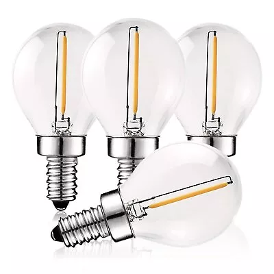 Luxrite S11 LED Night Light Bulbs 0.5W Dimmable Warm White E12 Base 4-Pack • $6.99