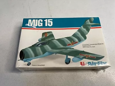 Vintage US Airfix Mig 15 1 To 72 Model Kit Airplane Fighter Jet Brand New Sealed • $9.99