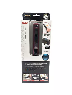 VuPoint Solutions Magic Wand Portable Handheld Scanner ST415R Red NEW • $24.99
