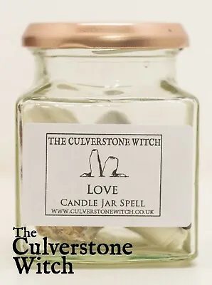 Candle Spell Jar - Choose From List - Witch Pagan Wicca Witchcraft Magic Ritual  • £10.99