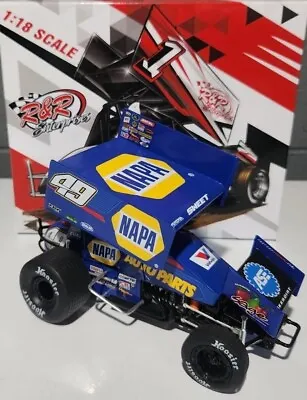 2017 Brad Sweet #49 NAPA Auto Parts World Of Outlaws Sprint Car 1/18 Scale R&R • $200