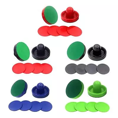 1 Set Mini Air Hockey Pushers And Air Hockey Pucks Green Felt Hockey Paddles • $12.78