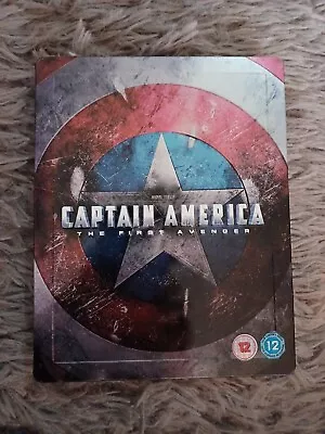 Captain America: The First Avenger Blu-ray + DVD Steelbook HMV Exclusive (2011) • £7.99