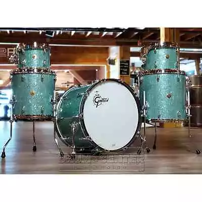 Gretsch USA Custom 5pc Drum Set Turquoise Glass • $5445