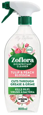 Zoflora Multipurpose Disinfectant Cleaner Tulip Peach Blossom Grease Grime 99.9% • £8.99