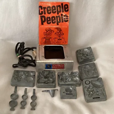 WORKS 1965 Mattel Creeple People Thing Maker W/ Steel Press Molds & Instructions • $69.99