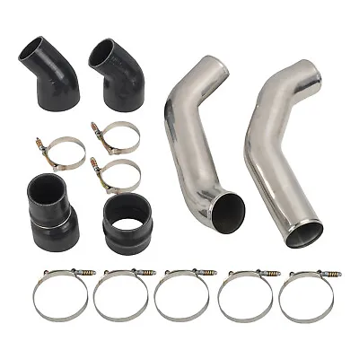 Polished Stainless Steel Intercooler Pipes For 13-18 Dodge Ram 6.7 6.7L Cummins • $128.99