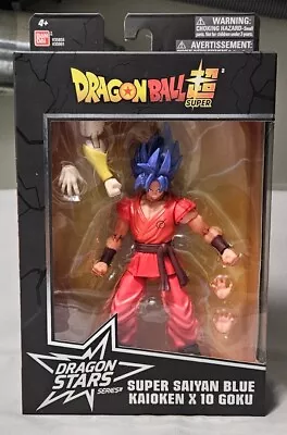 Dragon Stars Dragon Ball Super Super Saiyan Blue Kaioken X 10 Goku Action Figure • $28.95