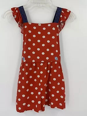 Matilda Jane Romper Girls Size 8 Most Magical Day Shorts Outfit Red Polka Dots • $12.50