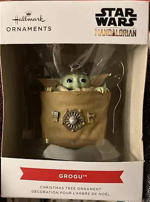 NEW Hallmark Ornament Baby Yoda GROGU In A Sack Bag Mandalorian Star Wars NIB • $6.97