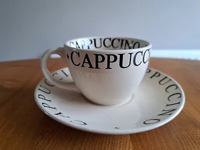 Whittard Of Chelsea Spell Out Cappuccino Script Cup & Saucer  • £4.99