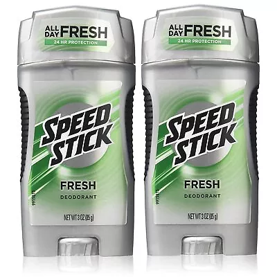 Speed Stick Antiperspirant Deodorant For Men Fresh 3 Ounce (Pack Of 2) • $16.21