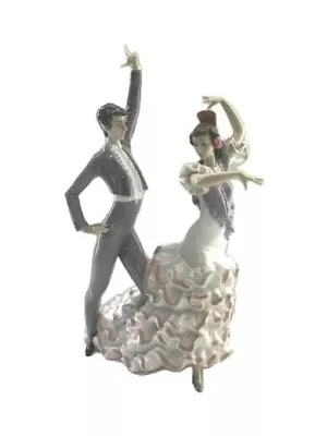 Lladro A Passionate Dance Flamenco Couple Figurine Dancer Size H43cm Used • $569.99