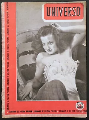 Universo 1945 Elaine Riley William Powell Jack Oakie Carmen Miranda Sonja Henie • $12.50