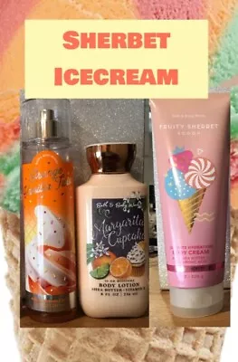 Sherbet & Creamsicle Cupcake Layering Set / BBW / Fruity Ice Cream / Vanilla • $39