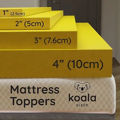 Memory Foam Mattress Topper All Sizes Available Small Double King • £104