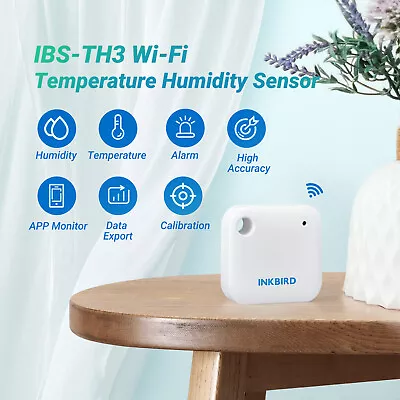 WiFi Data Logger Thermometer Hygrometer Monitor IBS-TH3 Smart Temp Humid Sensor • $20.99