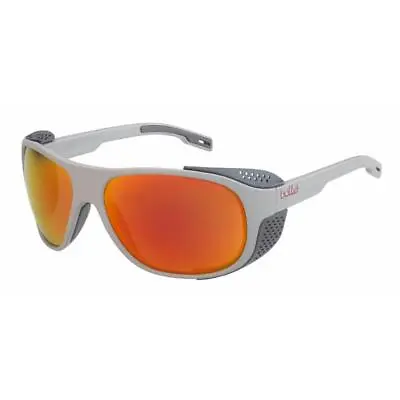 Bolle Graphite Sunglasses Grey Matte HD Polarized Brown Fire Cat 3 • $94.95