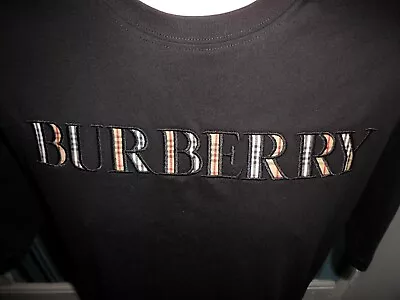 £31 • Buy Burberry Nova Logo T,shirt Top Current Designer 2xl Gen Fantastic Con Black