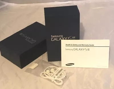 Samsung Galaxy S3 EMPTY Box Manual Blue Box 16GB Prop Display • $10.98