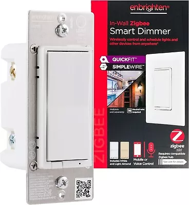 Enbrighten Zigbee Dimmer QuickFit & SimpleWire Pairs Directly With Echo Studio • $19.95