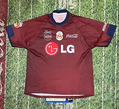 Vintage Practice Morelia 1998 Soccer Tolteca Jersey Coca Cola 7628 Monarcas Xl • $31.15